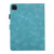 iPad Pro 12.9 2022 / 2021 / 2020 Staff Music Embossed Smart Leather Tablet Case - Blue