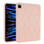 iPad Pro 12.9 2022 / 2021 / 2020 Jelly Color Water Ripple TPU Tablet Case - Pink