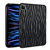 iPad Pro 12.9 2022 / 2021 / 2020 Jelly Color Water Ripple TPU Tablet Case - Black