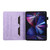 iPad Pro 12.9 2022 / 2021 / 2020 Staff Music Embossed Smart Leather Tablet Case - Purple