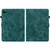 iPad Pro 12.9 2022 / 2021 / 2020 Tiger Pattern PU Tablet Case with Sleep / Wake-up Function - Dark Green