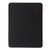 iPad Pro 12.9 2022 / 2021 / 2020 Clear Acrylic Deformation Leather Tablet Case - Black