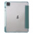 Clear Acrylic Leather Tablet Case iPad Pro 11 2022 / 2021 / 2020 / 2018 / Air 10.9 2022 / 2020 - Dark Green