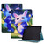 Colored Drawing Stitching Elastic Band Leather Smart Tablet Case iPad Air 10.9 2022 / 2020 / Pro 11 2021 / 2020 - Cute Rabbit