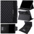 iPad Pro 11 - 2021 / 2020 / 2018 / Air 10.9 2020 Checkered Pattern Horizontal Flip Leather Tablet Case with Holder & Card Slots & Hand Strap - Black