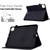 iPad Pro 11 2018 / 2020 / 2021 Rhombus Embossed Leather Smart Tablet Case - Black