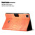 iPad Pro 11 2020 / 2018 / Air 2020 10.9 Solid Color Crocodile Texture Leather Smart Tablet Case - Orange