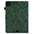 iPad Pro 11 2021 / 2020 / 2018 / Air 10.9 2020 Tower Embossed Leather Smart Tablet Case - Green