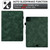 iPad Pro 11 2021 / 2020 / 2018 / Air 10.9 2020 Tower Embossed Leather Smart Tablet Case - Green