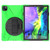 iPad Pro 11 2022 / 2020 360 Degree Rotation PC + Silicone Protective Tablet Case with Holder & Hand-strap - Light Green