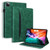 iPad Pro 11 2022 / 2021 & 2018 / Air 2020 10.9 Business Shockproof Horizontal Flip Leather Tablet Case with Holder & Card Slots & Photo Frame & Pen Slot & Sleep / Wake-up Function - Green