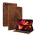 iPad Pro 11 2022 / 2021 / 2020 / 2018 / Air 2020 10.9 Butterfly Flower Embossed Leather Tablet Case - Brown