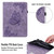 iPad Pro 11 2022 / 2021 / 2020 / 2018 / Air 2020 10.9 Butterfly Flower Embossed Leather Tablet Case - Purple