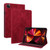 iPad Pro 11 2022 / 2021 / 2020 / 2018 / Air 2020 10.9 Butterfly Flower Embossed Leather Tablet Case - Red
