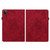 iPad Pro 11 2022 / 2021 / 2020 / 2018 / Air 2020 10.9 Butterfly Flower Embossed Leather Tablet Case - Red