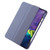 iPad Pro 11 2022 / 2021 / 2020 / 2018 / Air 2022 / 2020 10.9 3-Fold 360 Rotation Acrylic Leather Smart Tablet Case - Lavender Purple Gray
