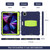 iPad Pro 11 2022 / 2021 / 2020 / 2018 3-Layer Protection Screen Frame + PC + Silicone Shockproof Combination Tablet Case with Holder - NavyBlue+Lime