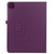 iPad Pro 11 2022 / 2021 / 2020 / 2018 Litchi Texture Solid Color Leather Tablet Case - Purple