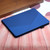 iPad Pro 11 2022 / 2021 / 2020 / 2018 Rhombus Skin Feel Horizontal Flip Tablet Leather Tablet Case with Card Slots & Holder & Sleep / Wake-up Function - Royal Blue
