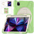 iPad Pro 11 2022 / 2021 / 2020 / 2018 Silicone + PC Protective Tablet Case with Holder & Shoulder Strap - Matcha Green