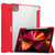 iPad Pro 11 2022 / 2021 / 2020 / 2018 Three-folding Acrylic TPU + PU Leather Horizontal Flip Tablet Case with Holder & Pen Slot & Sleep / Wake-up Function - Red