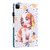iPad Pro 11 2022 / 2021 / 2020 / Air 2020 10.9Animal Pattern Horizontal Flip Leather Tablet Case with Holder & Card Slots & Photo Frame & Sleep / Wake-up Function - Little Flower dog