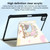 iPad Pro 11 2022 / 2021 / 2020 3-Fold 360 Rotation Painted Leather Smart Tablet Case - Bear Bunny