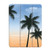 iPad Pro 11 2022 / 2021 / 2020 3-Fold 360 Rotation Painted Leather Smart Tablet Case - Coconut Tree