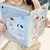 iPad Pro 11 2022 / 2021 / 2020 3-Fold 360 Rotation Painted Leather Smart Tablet Case - Puppy Swimming