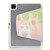 iPad Pro 11 2022 / 2021 / 2020 3-Fold 360 Rotation Painted Leather Smart Tablet Case - Strawberry Dog