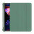iPad Pro 11 2022 / 2021 / 2020 3-folding Horizontal Flip PU Leather + TPU Aitbag Shockproof Half Paste Tablet Case with Holder & Pen Slot & Sleep / Wake-up Function - Deep Green