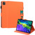 iPad Pro 11 2022 / 2021 / 2020 Cartoon Buckle Leather Smart Tablet Case - Orange