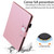 iPad Pro 11 2022 / 2021 / 2020 Cartoon Buckle Leather Smart Tablet Case - Rose Gold