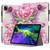 iPad Pro 11 2022 / 2021 / 2020 Painted Leather Smart Tablet Case - Rose Butterfly