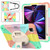 iPad Pro 11 2022 / 2021 / 2020 Rotary Grab Silicone + PC Tablet Case - Colorful