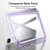 iPad Pro 11 2022 / 2021 / 2020 Transparent Acrylic Tablet Case - Light Purple