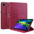 iPad Pro 11 2022 / 2021 / 2020 Tree Life Embossed Rotation Leather Smart Tablet Case - Red