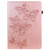 iPad Pro 11 2022 / 2021 / Air 2020 10.9 Embossed Butterfly Leather Tablet Case - Pink