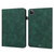 iPad Pro 11 2022 / 2021 / Air 2020 10.9 Lace Flower Embossing Pattern Leather Tablet Case - Green