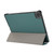 iPad Pro 11 2022 / 2021 3-folding Skin Texture Horizontal Flip TPU + PU Leather Tablet Case with Holder - Green