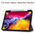 iPad Pro 11 2022 / 2021 Colored Drawing Horizontal Flip TPU + PU Leather Tablet Case with Three-folding Holder & Sleep / Wake-up Function & Pen Slot - Graffiti