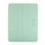 iPad Pro 11 2022 / 2021 Electric Pressed Texture Horizontal Flip Leather Tablet Case with Holder & Pen Slot - Mint Green