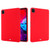 iPad Pro 11 2022 / 2021 Pure Color Liquid Silicone Shockproof Full Coverage Tablet Case - Red