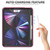 iPad Pro 11 2022 / 2021 Shockproof TPU + PC Tablet Case with Holder & Pen Slot & Shoulder Strap - Dark Rose Red