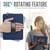 iPad Pro 11 2022 / 2021 Shockproof TPU + PC Tablet Case with Holder & Pen Slot & Shoulder Strap - Navy Blue