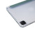 iPad Pro 11 2022 / 2021 Three-folding Electric Pressed Skin Texture Horizontal Flip Shockproof Transparent TPU + PU Leather Tablet Case with Holder & Pen Slot & Sleep / Wake-up Function - Dark Green
