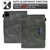 iPad Pro 11 2022 / 2021 / 2020 / Air 10.9 2022 / 2020 Suede Cross Texture Magnetic Clasp Leather Tablet Case - Grey