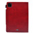 iPad Pro 11 2022 / 2021 / 2020 / Air 10.9 2022 / 2020 Suede Cross Texture Magnetic Clasp Leather Tablet Case - Red