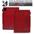 iPad Pro 11 2022 / 2021 / 2020 / Air 10.9 2022 / 2020 Suede Cross Texture Magnetic Clasp Leather Tablet Case - Red