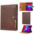 iPad Pro 11 2022 / 2021 / 2020 Calf Texture Double Fold Clasp Horizontal Flip Leather Tablet Case with Photo Frame & Holder & Card Slots & Wallet - Brown